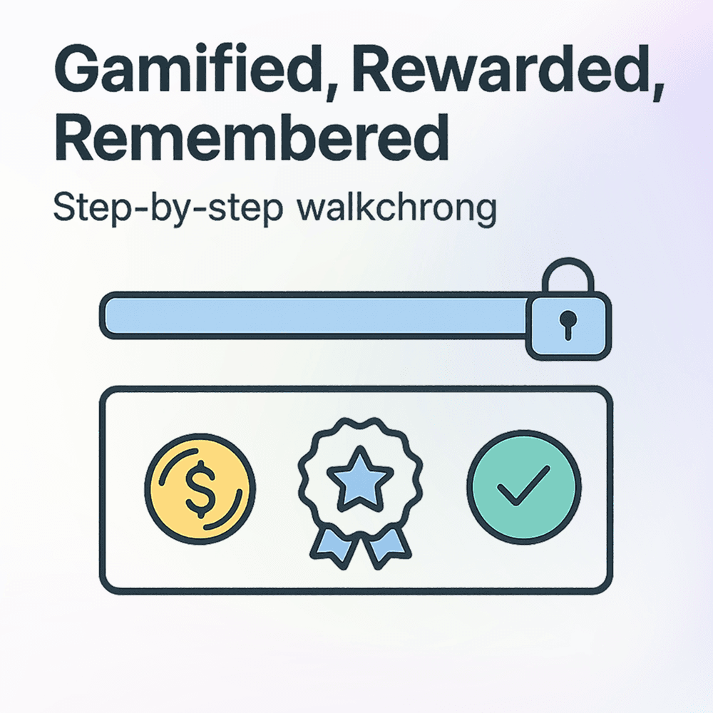 Gamified, Rewarded, Remembered