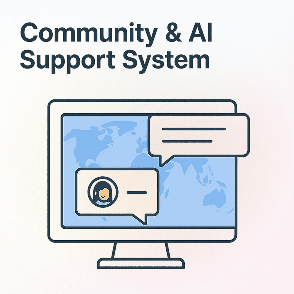 Community & AI Support System